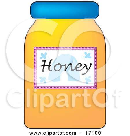 450x470 Honey Jar Clipart