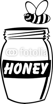 204x400 Honey Pot Clip Art