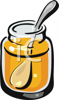 208x350 Honey Clipart Honey Jar