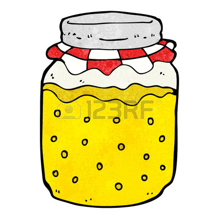 450x450 Cartoon Honey Jar Royalty Free Cliparts, Vectors, And Stock