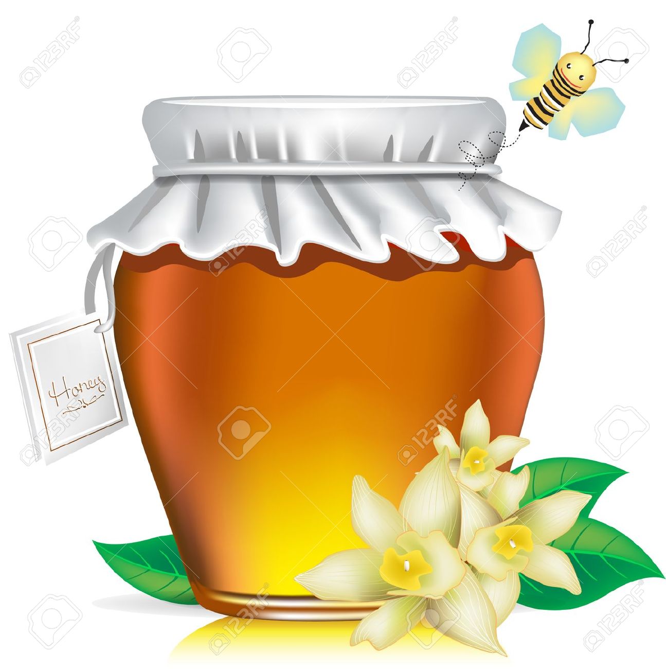 1295x1300 Honey Clipart Vector