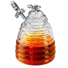 225x225 Artland Glass Bee Hive Honey Pot With Dipper