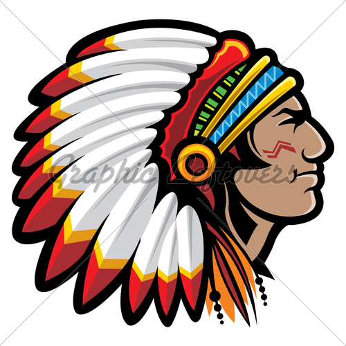 500x500 Download Indian Chief Clipart Clipartmonk