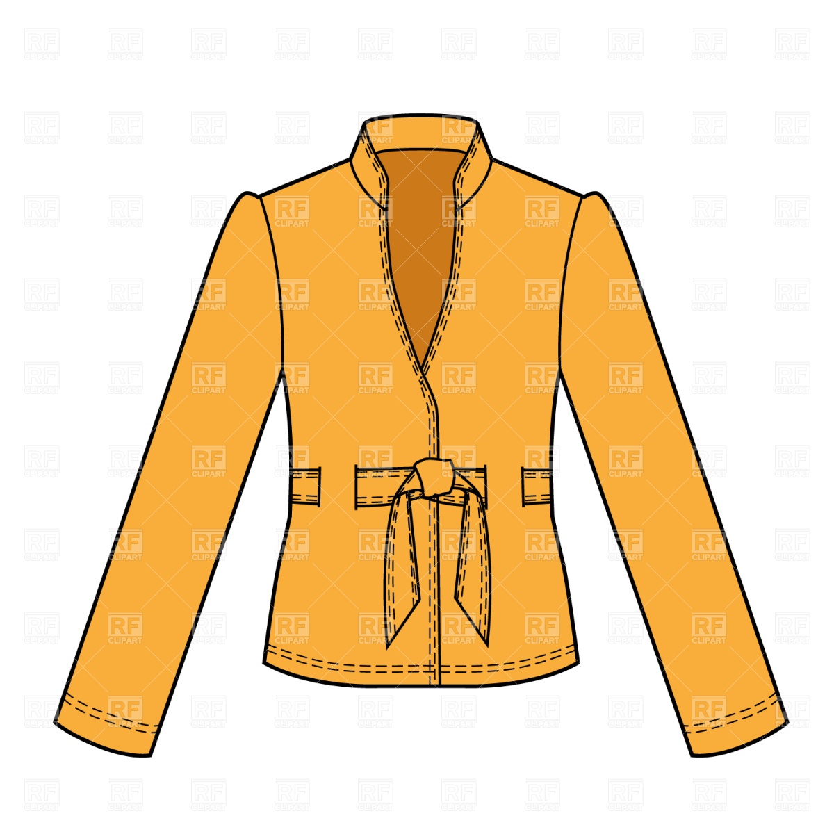 1200x1200 Women's Sports Jacket With Zipper And Pockets Royalty Free Vector