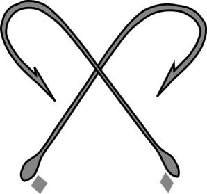 298x279 Df Fishing Hook Clip Art