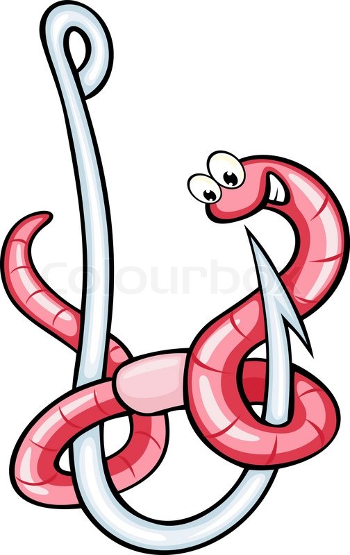 504x800 Hook Clipart Fishing Worm