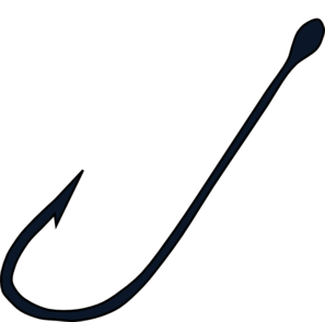 297x294 Fishing Hook Clip Art