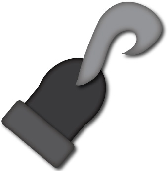 340x346 Black Hook Cliparts 180954