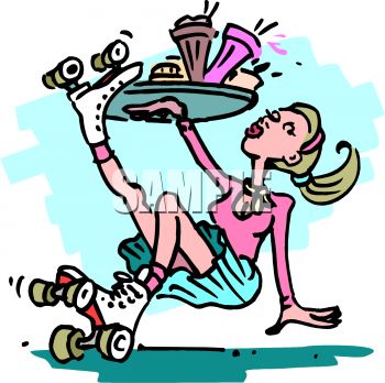 350x348 Car Hop Clipart