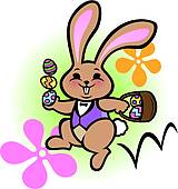 160x170 Bunny Hop Clip Art