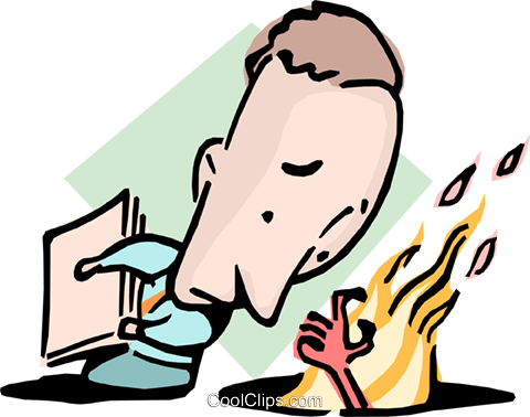 480x378 Theres No Hope Royalty Free Vector Clip Art Illustration Cart0870