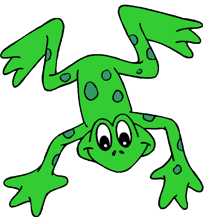 860x881 Hopping Frog Clipart