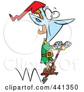175x190 Clipart Black And White Outline Cartoon Man Hopping On A Pogo