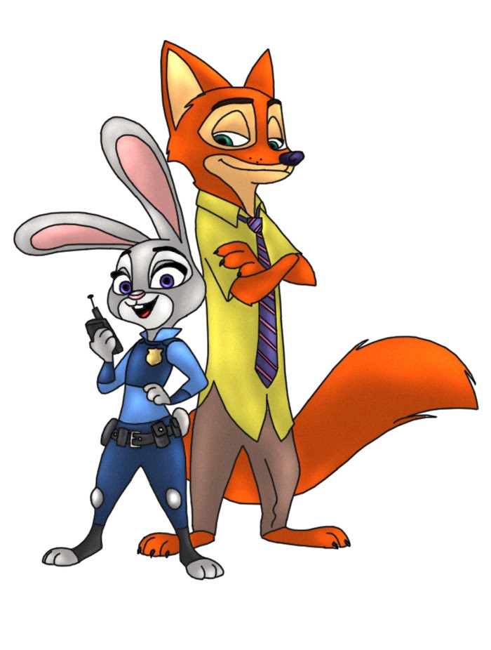 700x926 Zootopia Drawing Judy Hopps Amp Nick Wilde