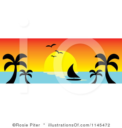 400x420 Clip Art Horizon Sunset Cliparts
