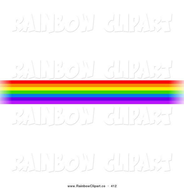 588x599 Rainbow Clipart Horizontal