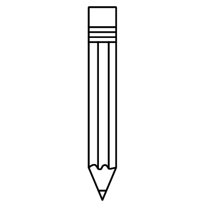 400x400 Horizontal Pencil Clip Art Clipart Panda
