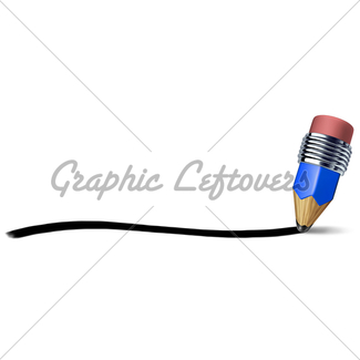 325x325 Pencil With Writing Stroke Line Gl Stock Images