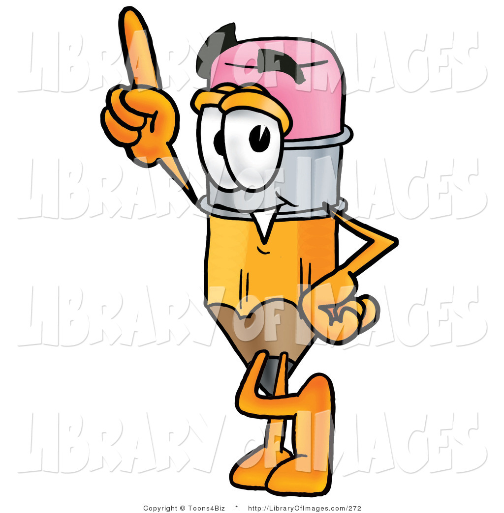 1024x1044 Clip Art Of A Yellow Pencil Mascot Cartoon Character Pointing