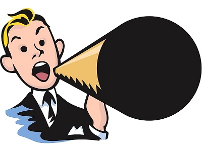 400x300 Announcement Horn Clip Art Clipart Image 2