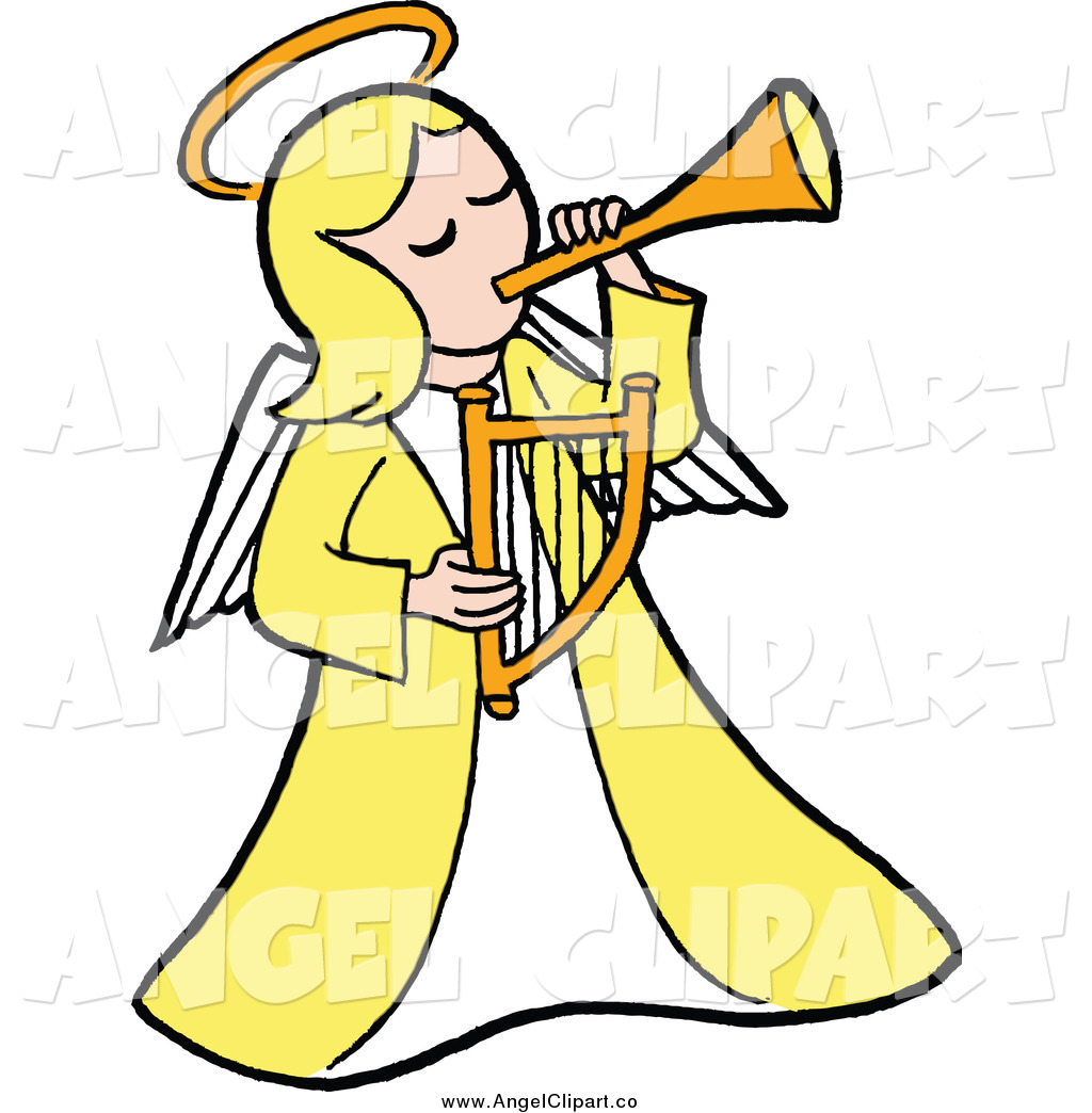 1024x1044 Royalty Free Horn Stock Angel Designs