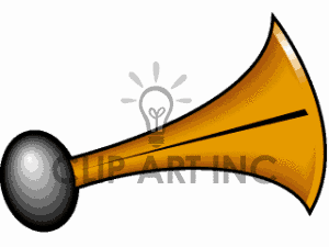 300x225 Birthday Clipart Horn