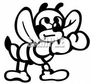 300x276 Art Image Black And White Fighting Hornet