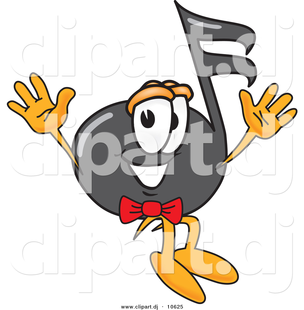 1024x1044 Vector Of A Cartoon Music Note Jumping By Toons4biz