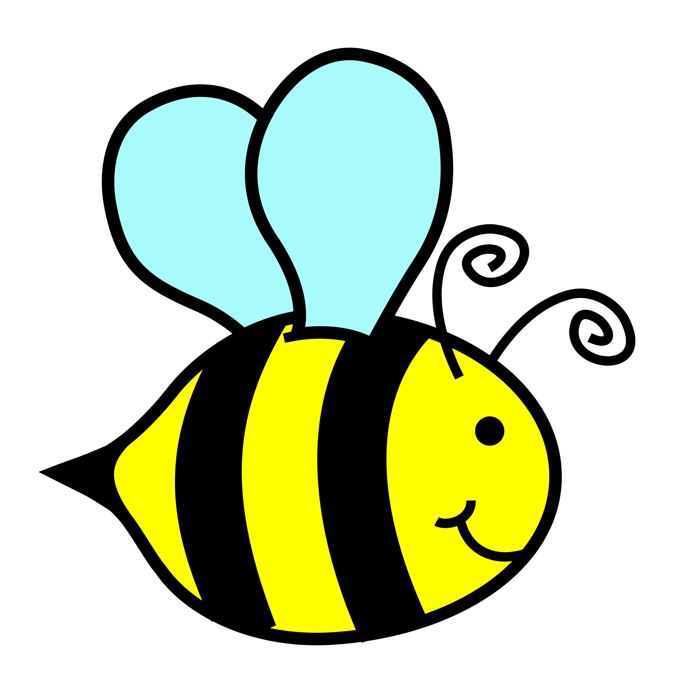 2368x2400 Bee Clipart
