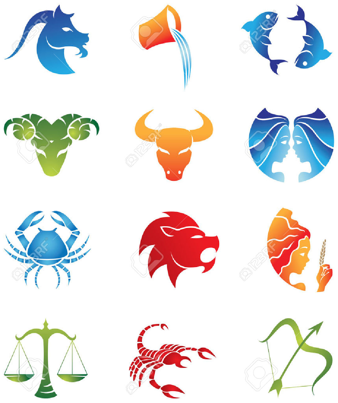 1090x1300 Horoscope Clipart Logo