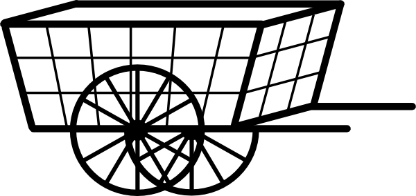 600x284 Horse Carriage Clipart