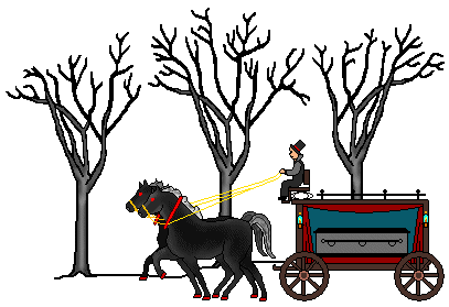 407x279 Horse Drawn Carriage Clipart Horse Sleigh