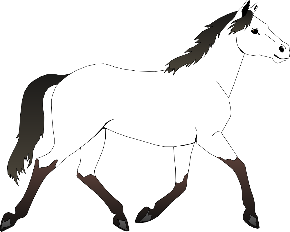 999x801 Best Horse Clipart Black And White
