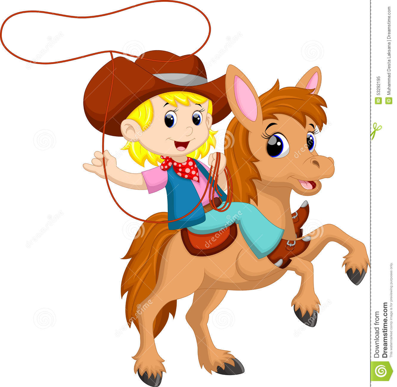 1332x1300 Cowboy Clipart Horse Cartoon