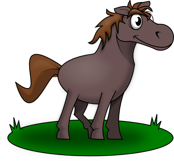 579x534 Free Cartoon Horse Clip Art
