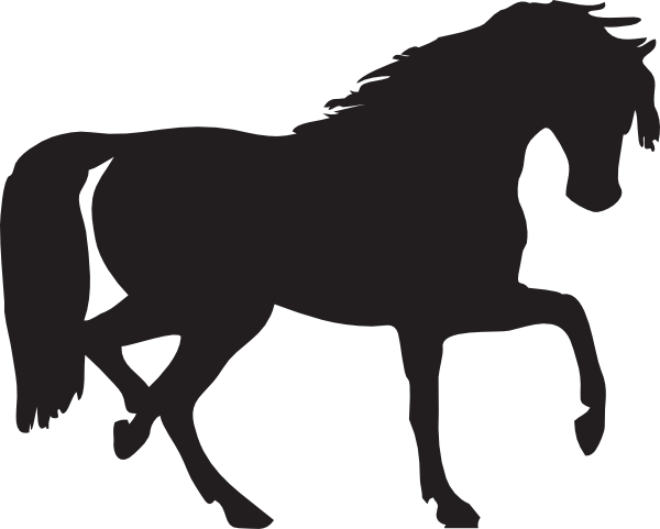 600x481 Horse Silhouette Clip Art