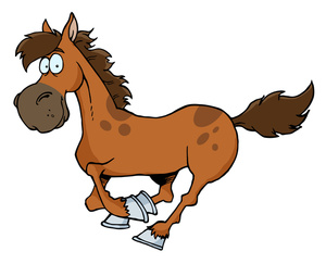 300x243 Running Horse Clipart Free Clipart Images