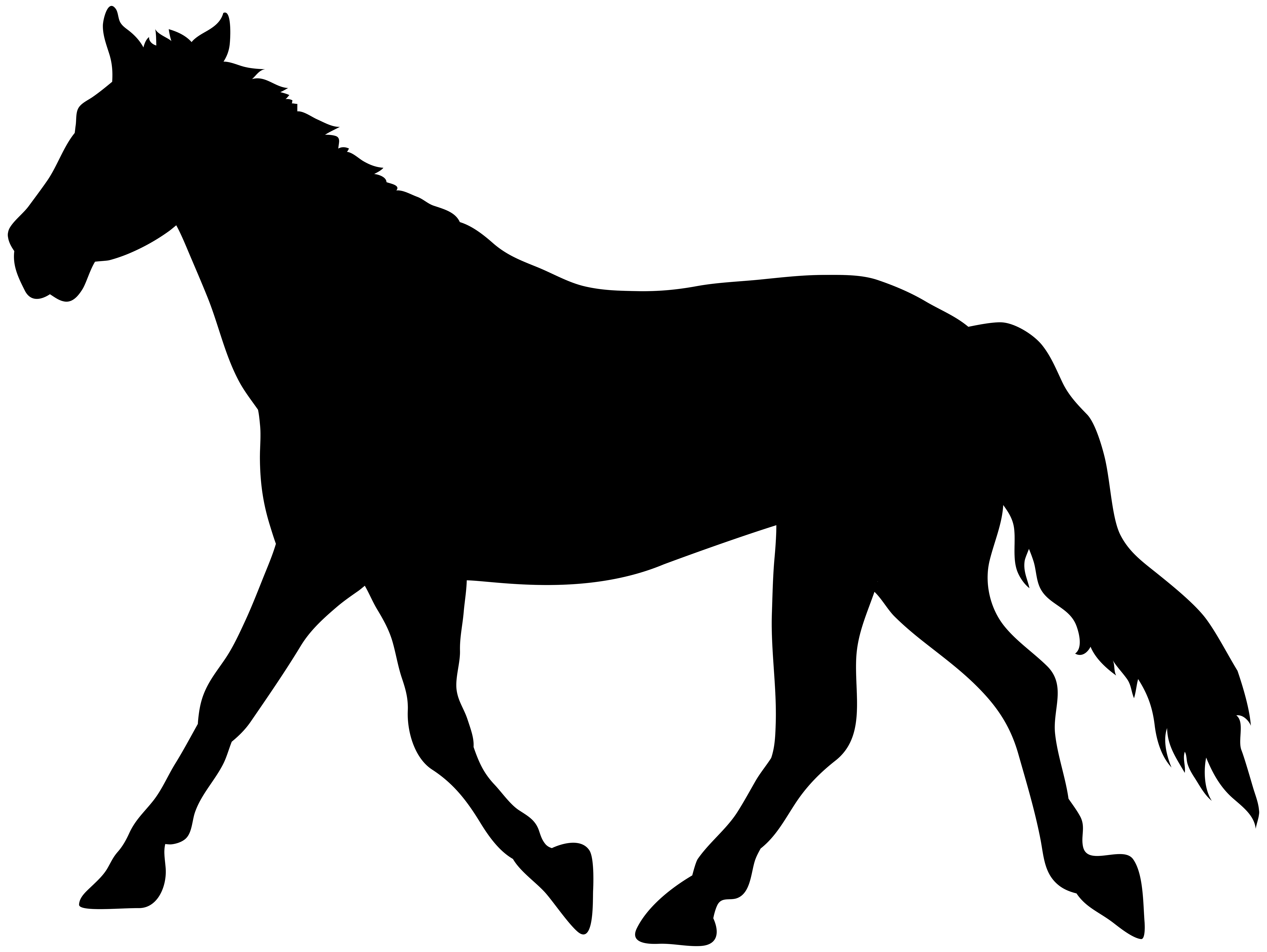 8000x6013 Transparent Horse Clipart