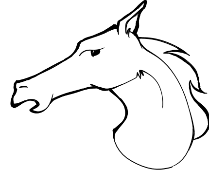 430x351 Horse Head