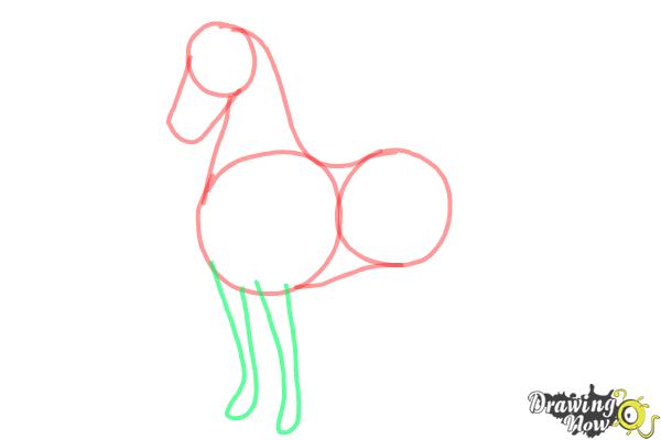 600x400 How To Draw A Horse Easy