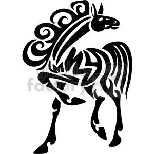 300x300 Royalty Free Horse Illustration 385957 Vector Clip Art Image
