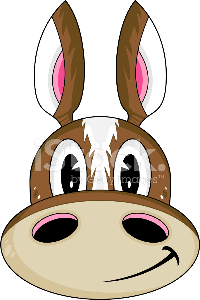 684x1024 Cute Cartoon Horse Head Stock Vector
