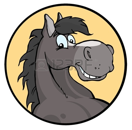 450x441 Happy Cartoon Horse Stock Photo, Picture And Royalty Free Image