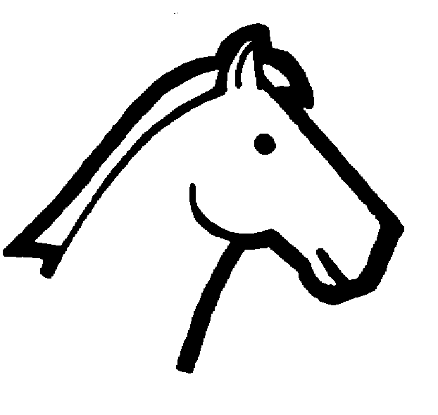 622x590 Horse Head Line Drawing Clipart