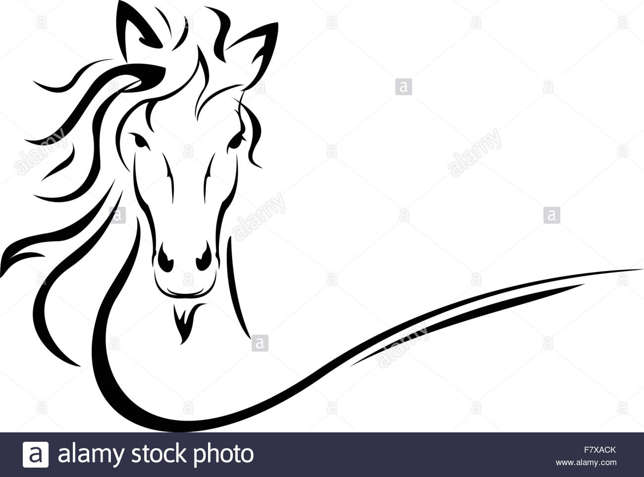 1300x962 Horse Head Vector Stock Vector Art Amp Illustration, Vector Image