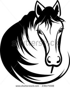 236x298 Horse Line Drawing