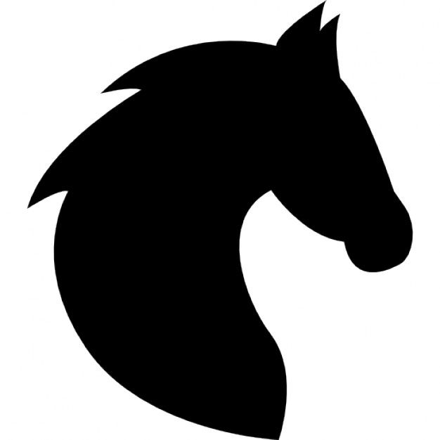 Horse Head Silhouette Clipart