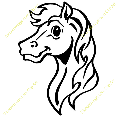 500x500 Head Clipart Arabian Horse