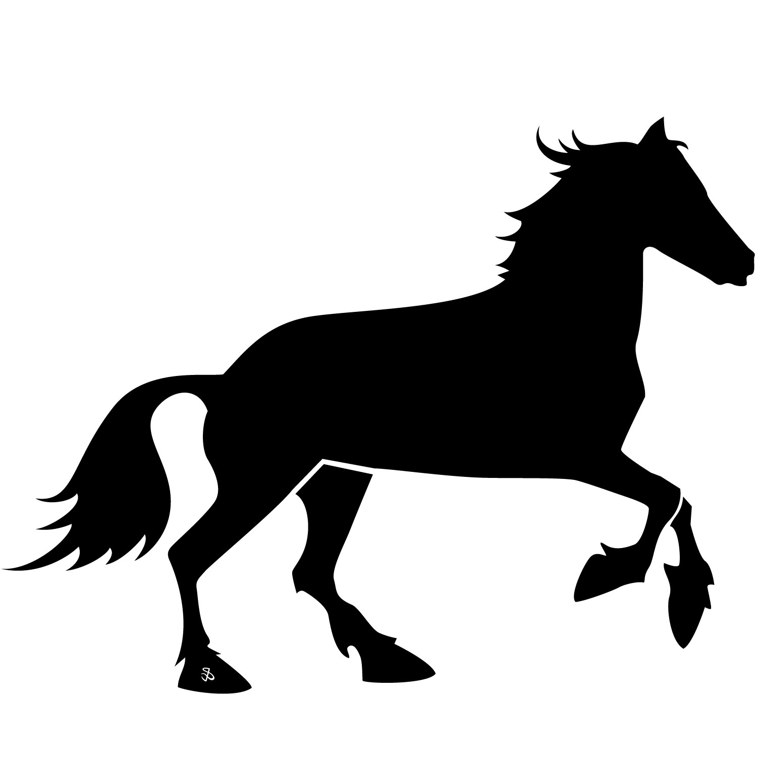 1500x1500 Quarter Horse Clipart