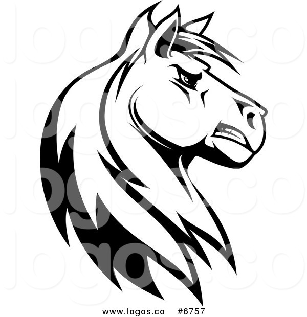 600x620 Royalty Free Clip Art Vector Logo Of A Black And White Tough